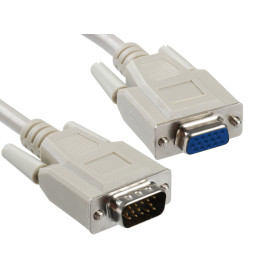 Kabel VGA DB15-M / DB15-Ž; za monitor; 1,8m