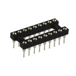 Podnožje DIL18; 7,62mm / 2,54mm; 1A; pozlaćeno;