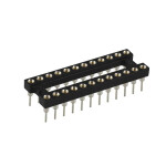 Podnožje DIL24; 7,62mm; 3A; pozlaćeno MPE Garry