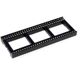 Podnožje DIL64; 22,86mm /2,54; 3A; pozlaćeno Garry