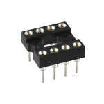 Podnožje DIL8; 7,62mm; 3A; pozlaćeno; MPE Garry