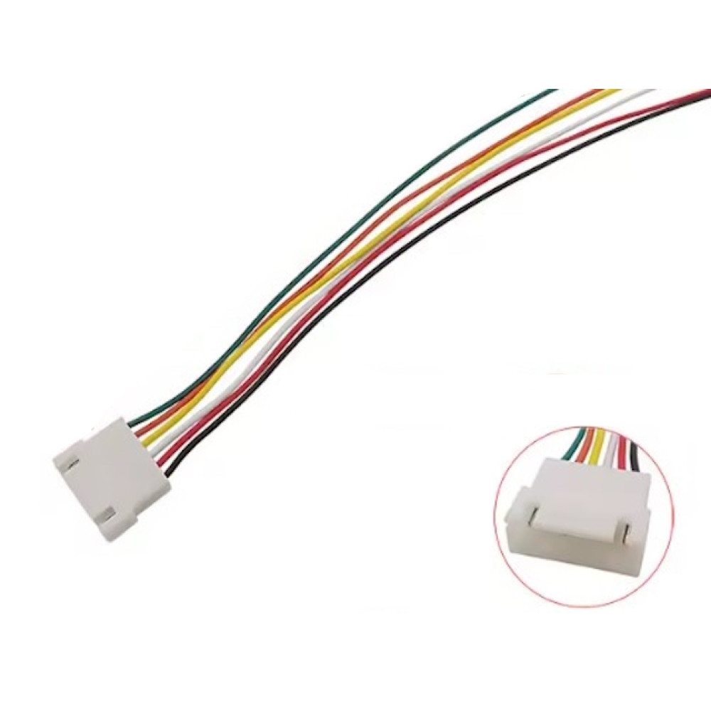 Konektor Micro JST XH 2,54mm 6p M+Ž par kabel 20cm