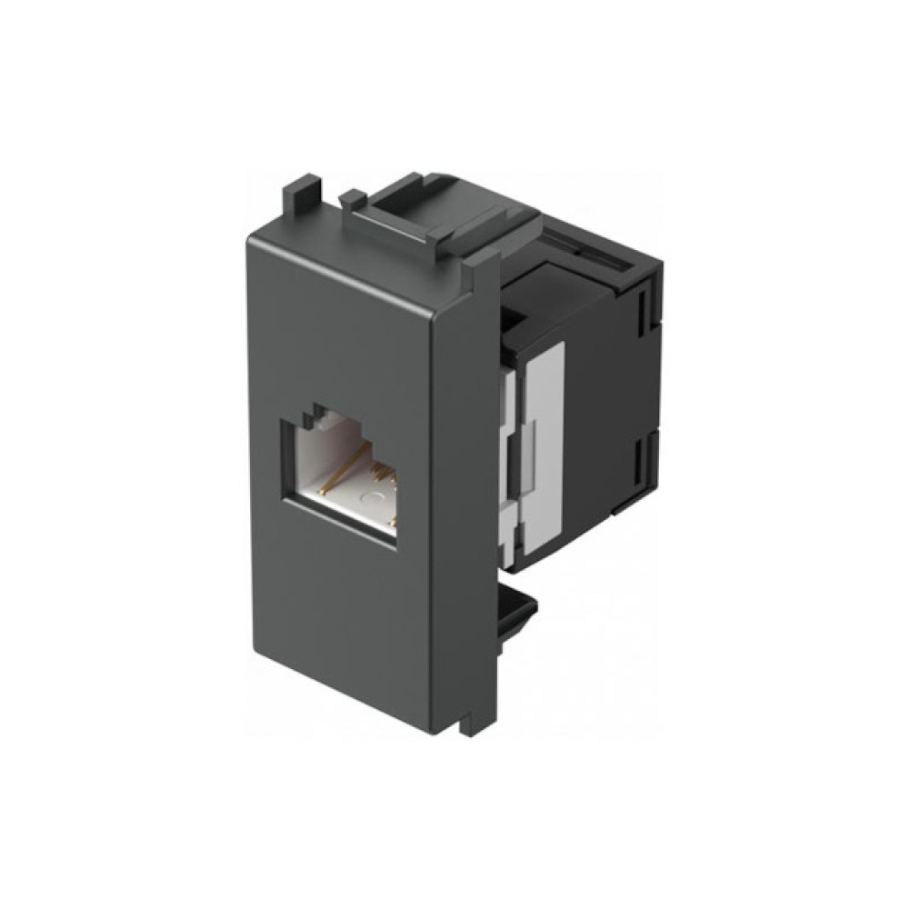 Utičnica CAT6 8/8 (RJ45) 1M antracit TEM