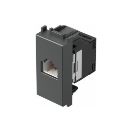 Utičnica CAT6 8/8 (RJ45) 1M antracit TEM