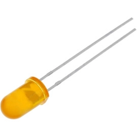 LED 5mm narančasta 30mC 60° 2,5V 20mA 625nm Kingb