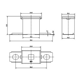 Osigurač auto-M48, 40A 32VDC zeleni