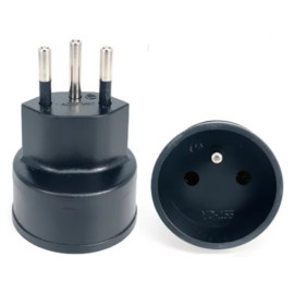 Putni adapter za Švicarsku / tip E; 10A 250V
