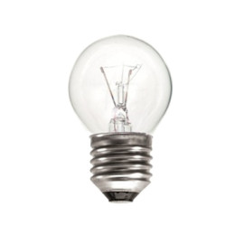 Žarulja E27 230V 25W bistra kugla P45