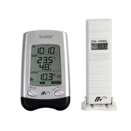 Termometar digitalni in-out +sat+higrometar WT9024